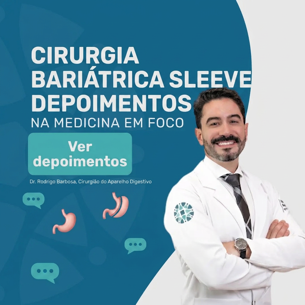 Cirurgia Bariátrica Sleeve: Depoimentos Reais de Pacientes 1 Cirurgia bariátrica sleeve depoimentos - ilustração médica por Dr. Rodrigo Barbosa