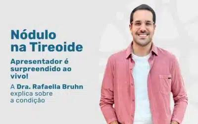 Nódulo na tireoide: Paulo Mathias é surpreendido ao vivo