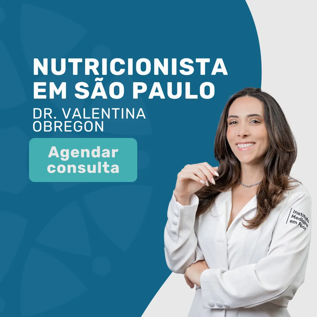 Consulta com nutricionista em São Paulo, Valentina Obregon, para montar sua dieta seguindo sua restrição alimentar