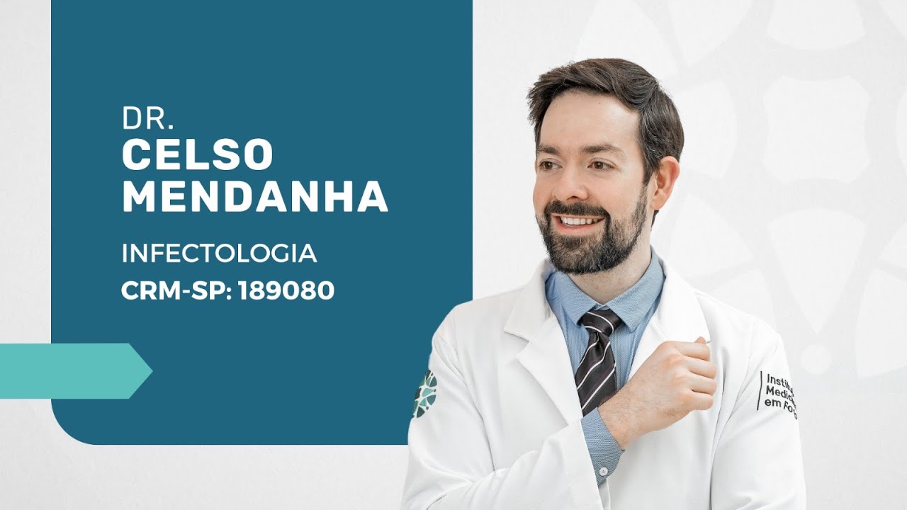 Banner do Dr. Celso Mendanha, considerado um dos melhores infectologistas do Brasil, com atuação em HIV, imunodeficiências e imunologia clínica em São Paulo.
