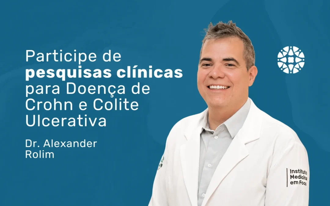 Pesquisa clínica para doença de Crohn e Colites