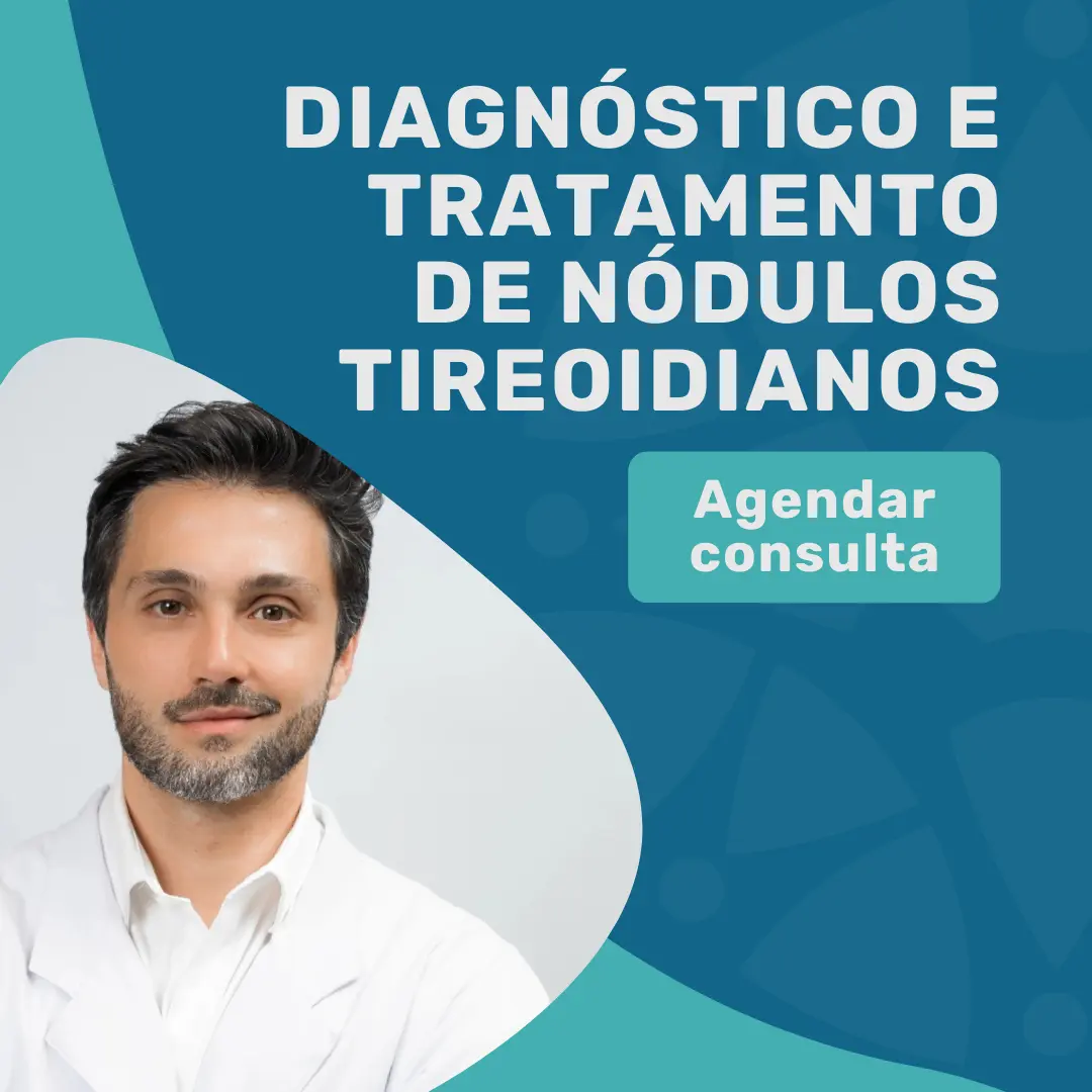 Nódulos tireoidianos: do diagnóstico ao tratamento completo 3 Entre em contato com o Instituto Medicina em foco para agendar uma consulta com o Dr. Pedro Moraes, especialista em tireoide, para o diagnóstico e tratamento de Nódulos tireoidianos