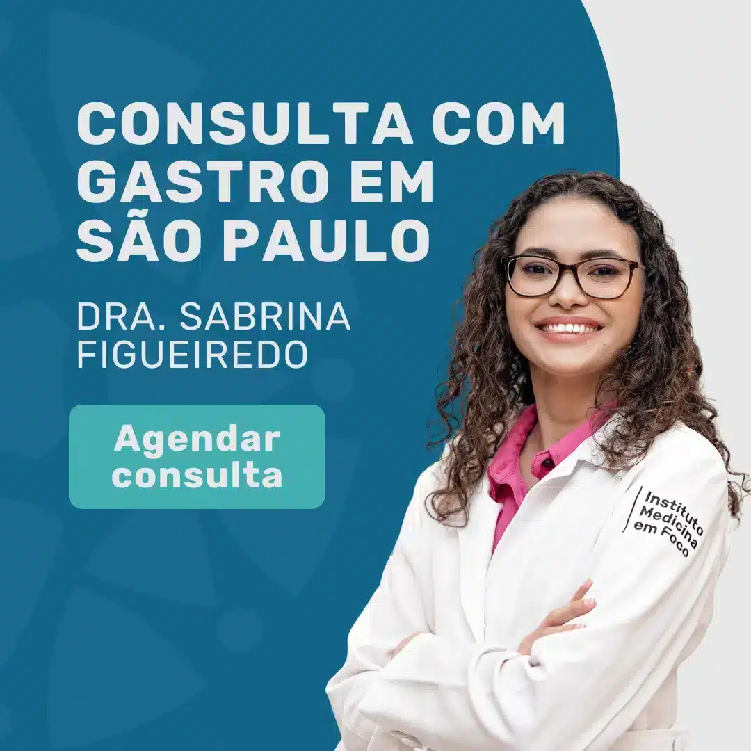 Entre em contato com o Insituto Medicina em Foco para agendar sua consulta com gastroenterologista em São Paulo, Dra. Sabrina Figueiredo, para saber mais sobre diverticulite