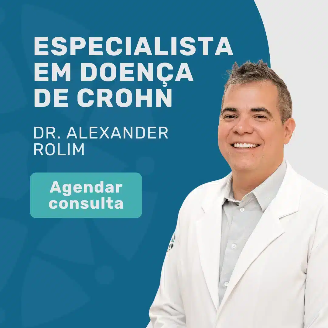 Entre em contato com o Insituto Medicina em Foco para agendar sua consulta com coloproctologista em São Paulo, Dr. Alexander Rolim, para saber mais sobre a Doença de Crohn