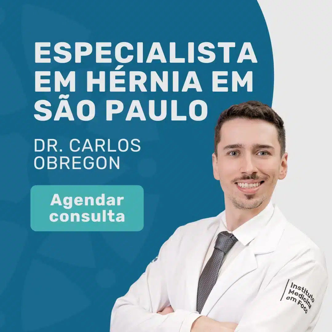 Tela cirúrgica para hérnia: quando é necessária? 2 Entre em contato com o Insituto Medicina em Foco para agendar sua consulta com gastrocirurgião em São Paulo, Dr. Carlos Obregon, para cirurgia de hérnia com tela