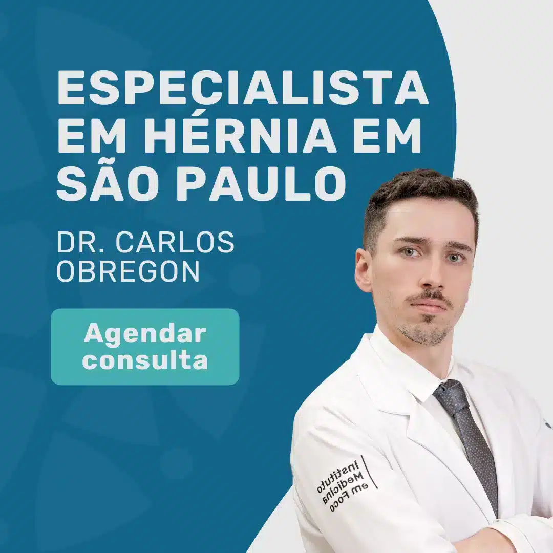 Entre em contato com o Insituto Medicina em Foco para agendar sua consulta com gastrocirurgião em São Paulo, Dr. Carlos Obregon, para saber mais sobre a Hérnia abdominal