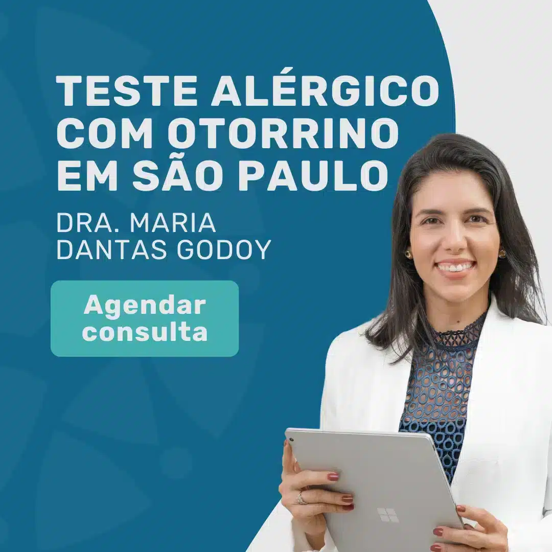 Entre em contato com o Insituto Medicina em Foco para agendar sua consulta com otorrino em São Paulo, dra. Maria Dantas Godoy, para teste alérgico com otorrino