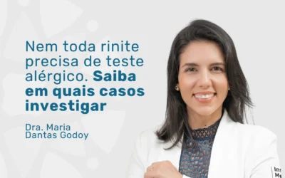 Home 8 Teste alérgico é obrigatório para diagnóstico de rinite?