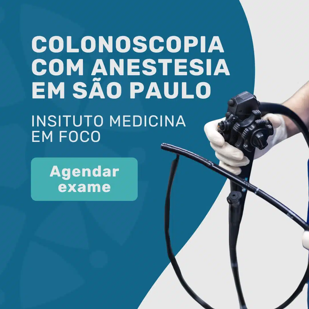 Colonoscopia com Anestesista: tire suas dúvidas 1 Olá, vim do site da Medicina em Foco e gostaria de agendar o exame: Colonoscopia!