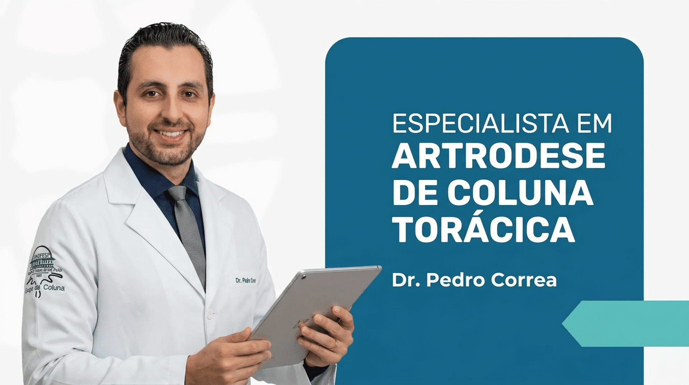 Especialista em Artrodese de Coluna Torácica — Dr. Pedro Correa