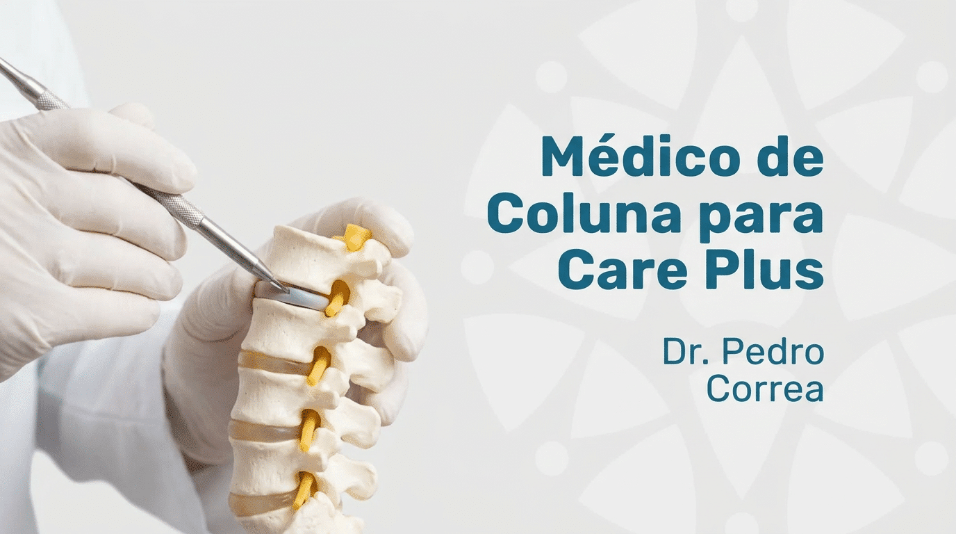 Médico de Coluna pela Care Plus: Dr. Pedro Correa