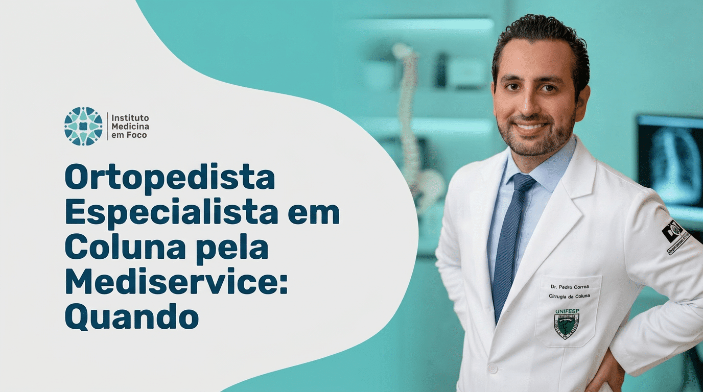 Ortopedista Especialista em Coluna pela Mediservice