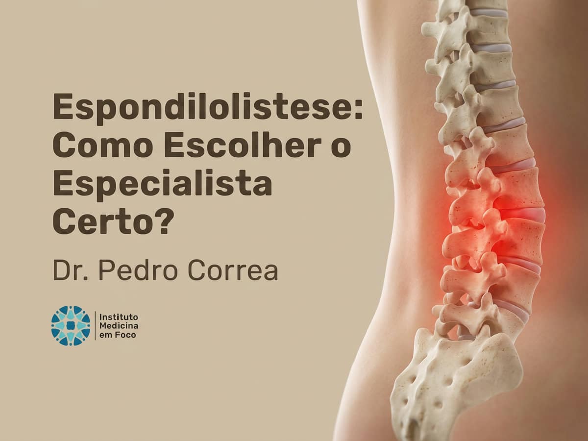 Espondilolistese: como escolher o especialista certo?