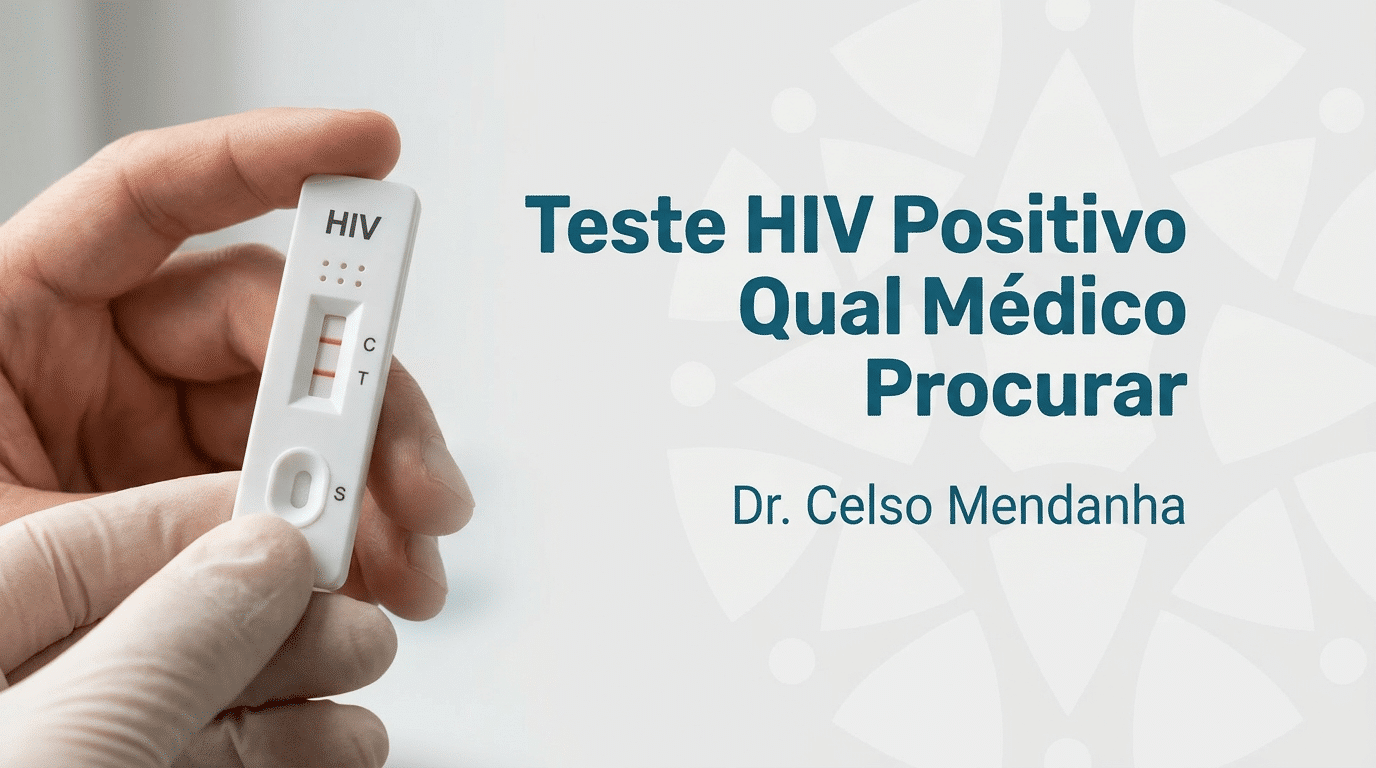 Teste HIV positivo, qual médico procurar ou só esperar?