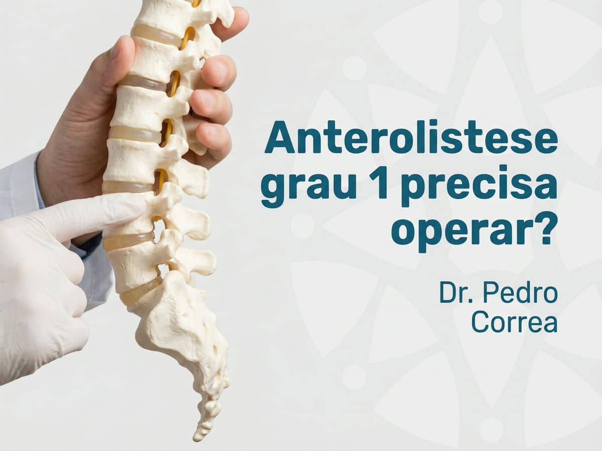 Anterolistese grau 1 precisa operar? na consulta | dr. pedro