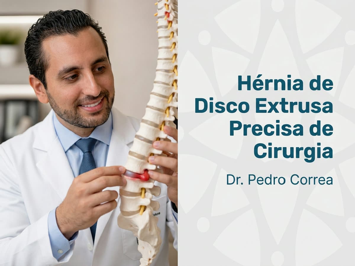 Hérnia de Disco Extrusa Precisa de Cirurgia? Quando Operar