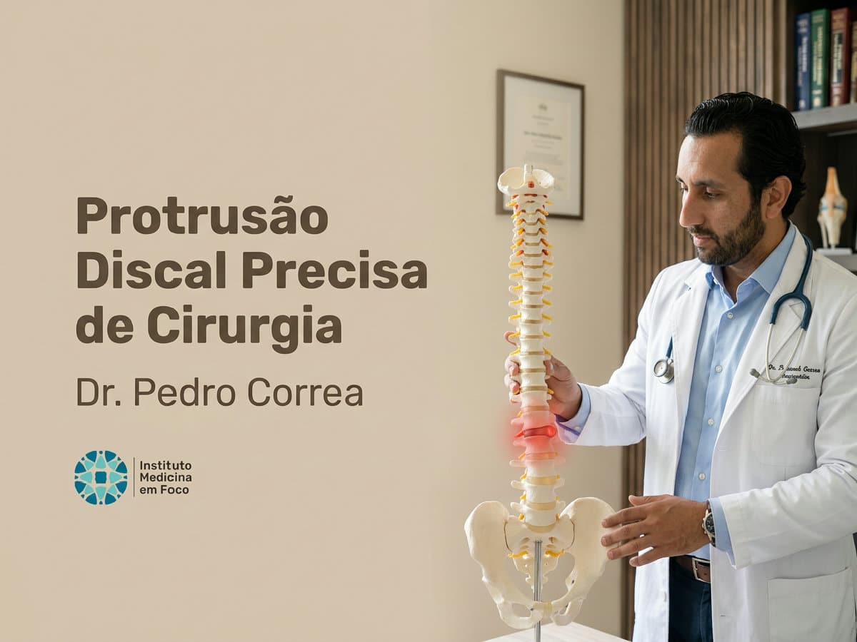 Protrusão Discal Precisa de Cirurgia: Como Escolher