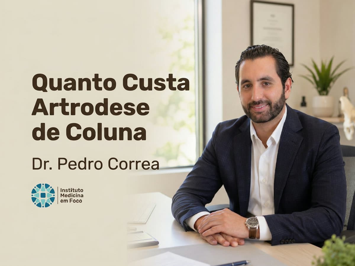 Quanto Custa Artrodese de Coluna? Valores e Fatores