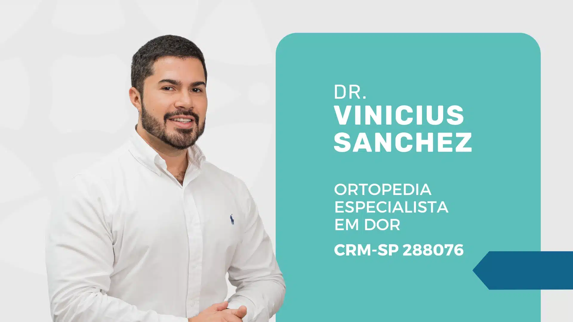 Dr. Vinícius Sanchez: médico Ortopedista
