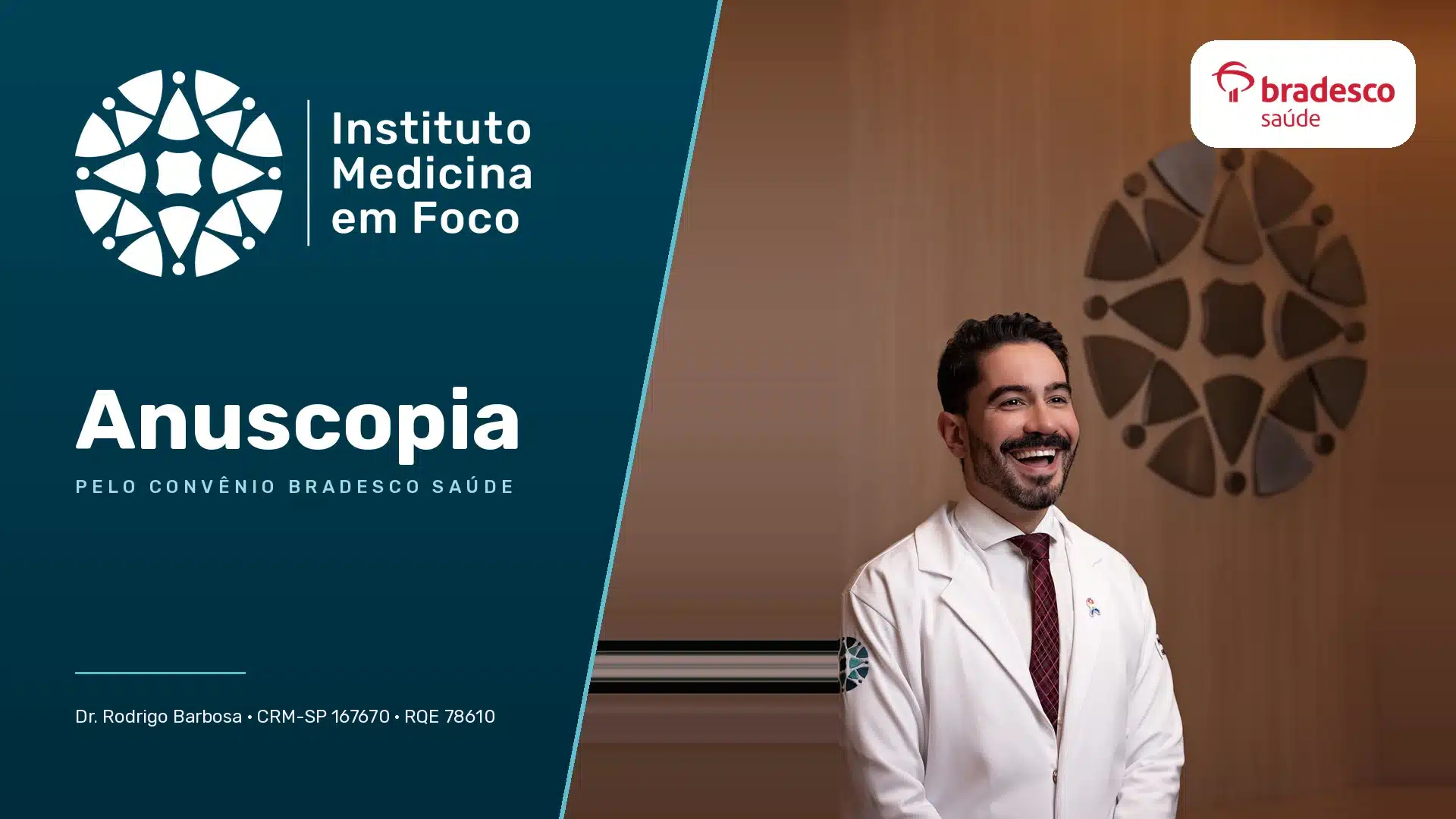 Arquivo medicina em foco 33 Anuscopia no Instituto Medicina em Foco — pelo convênio bradesco saúde