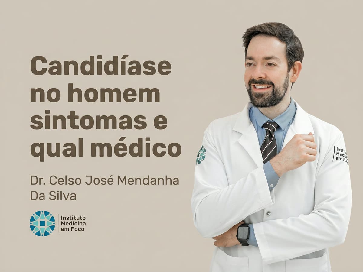 candidíase no homem: sintomas e qual médico trata em São Paulo