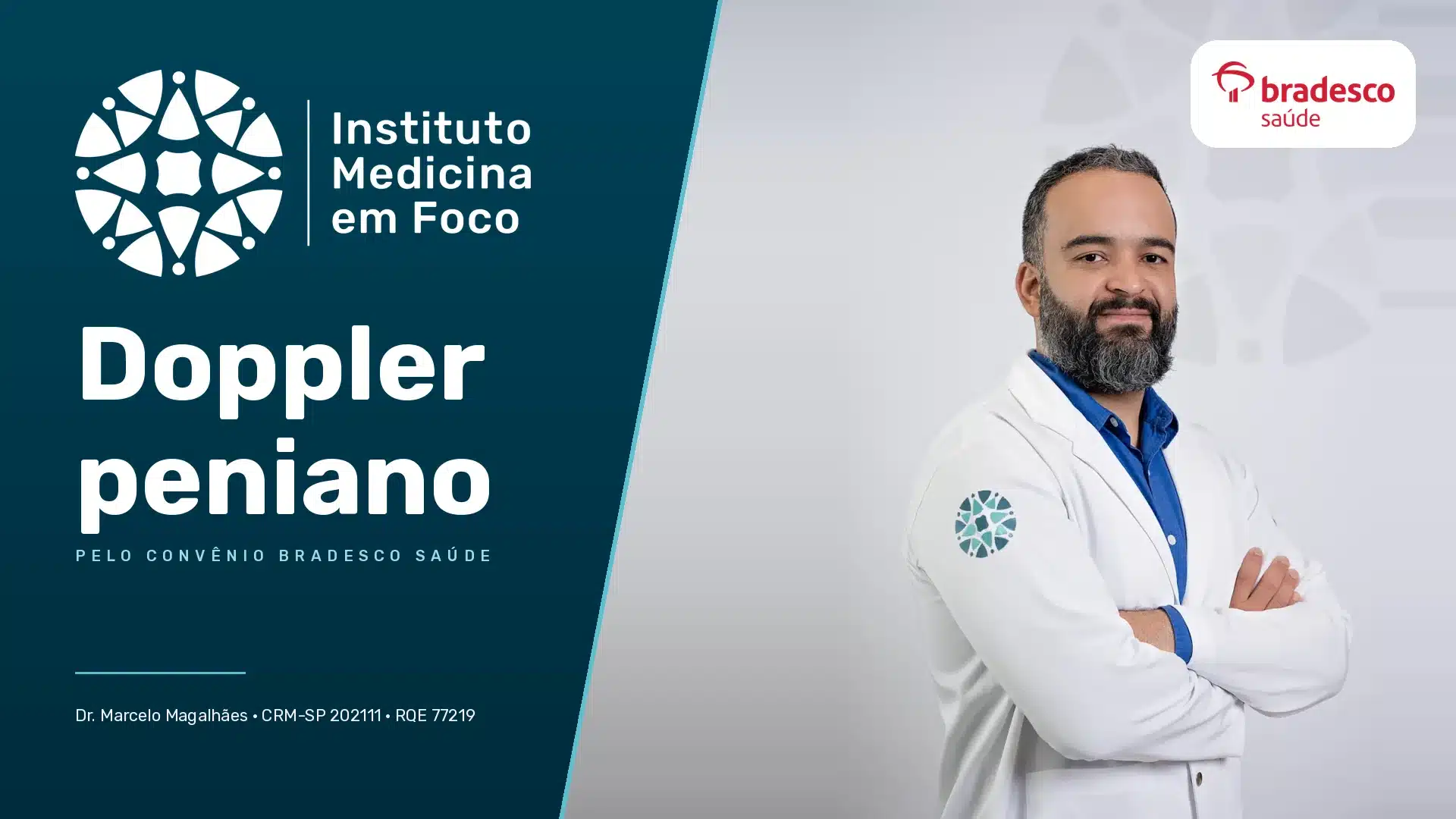 Doppler peniano no Instituto Medicina em Foco — pelo convênio bradesco saúde