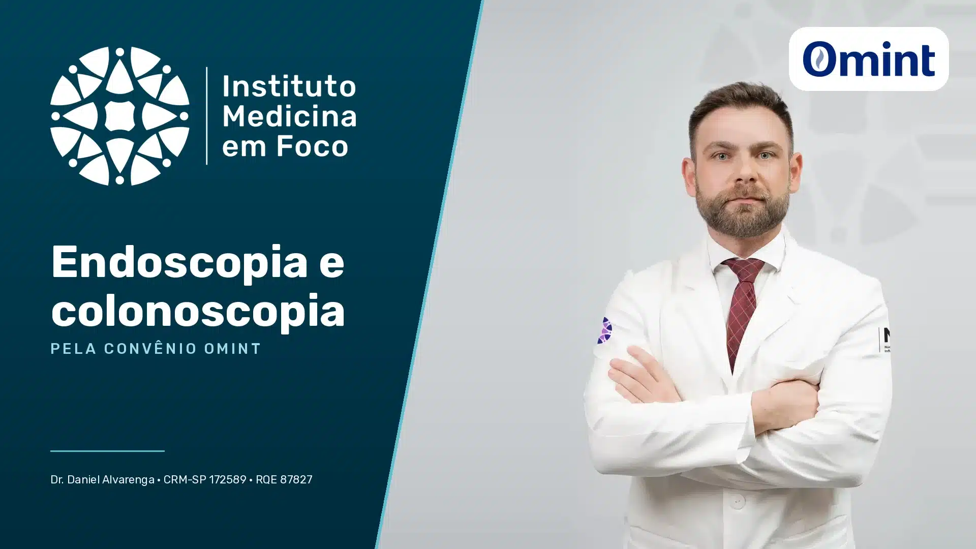 Endoscopia e colonoscopia pela Omint no Instituto Medicina em Foco
