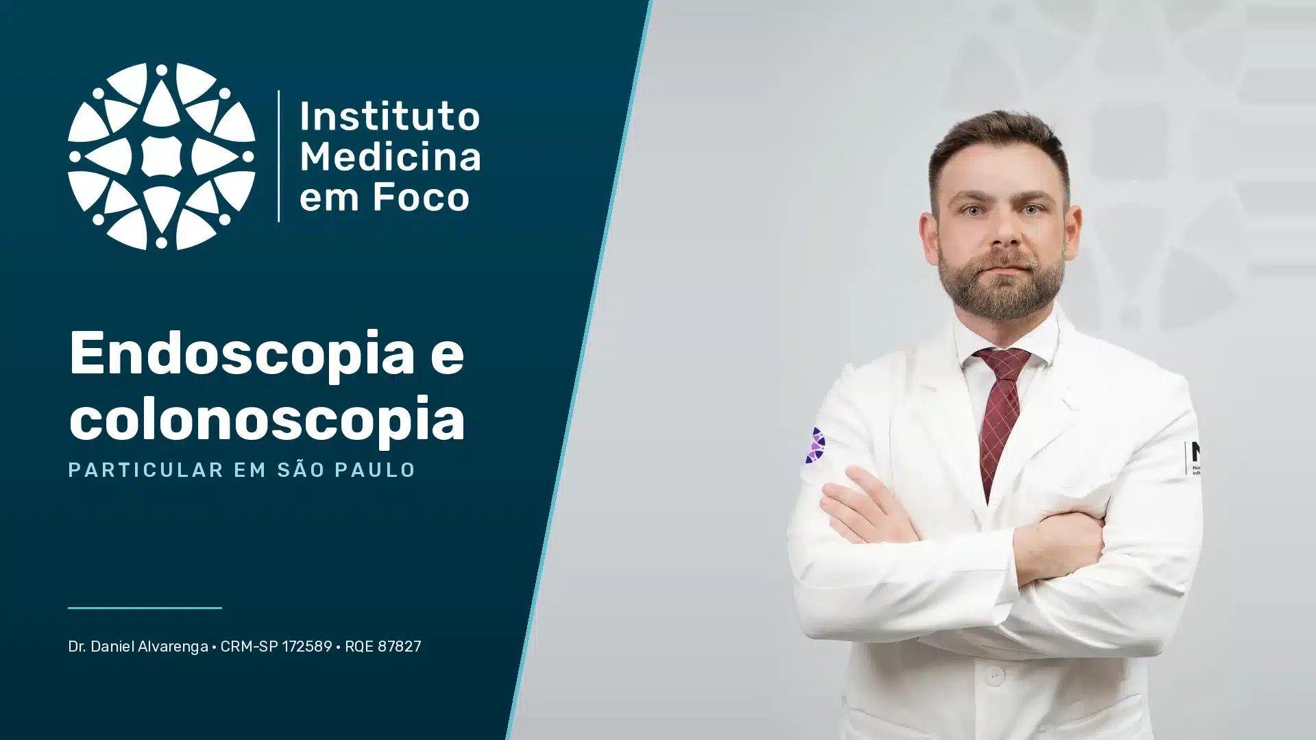 Endoscopia e colonoscopia particular no Instituto Medicina em Foco, em São Paulo