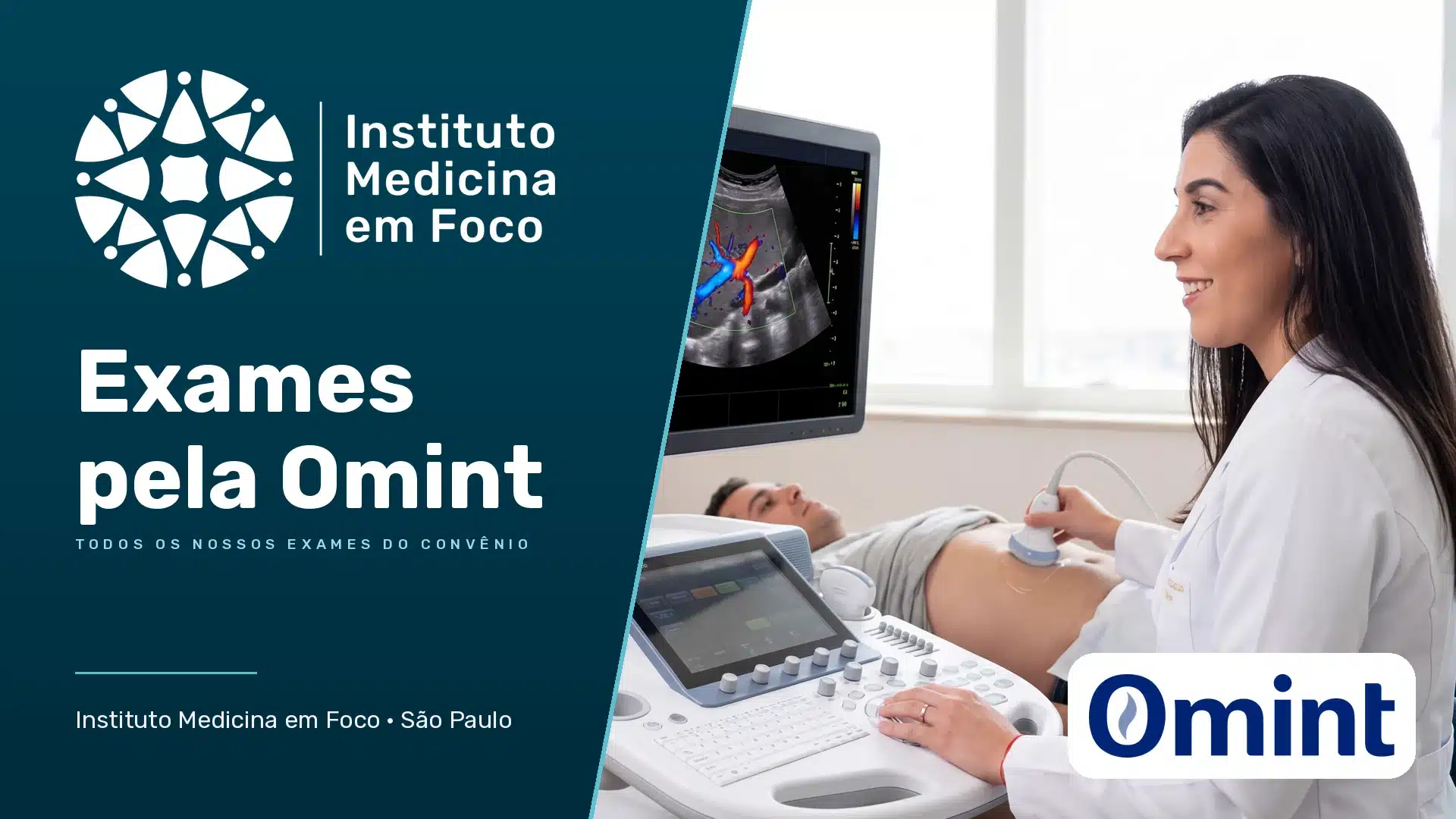 Exames Omint no Instituto Medicina em Foco, em São Paulo