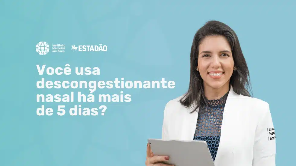 Descongestionantes nasais: riscos e quando utilizar