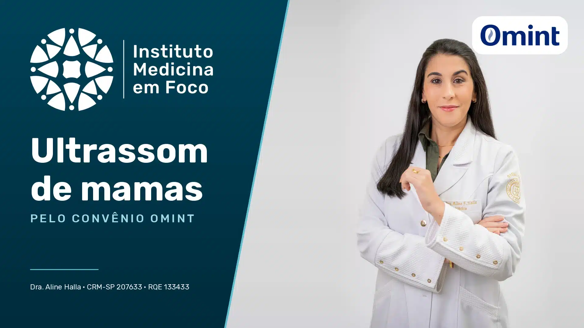Ultrassom de mamas no Instituto Medicina em Foco — pelo convênio omint