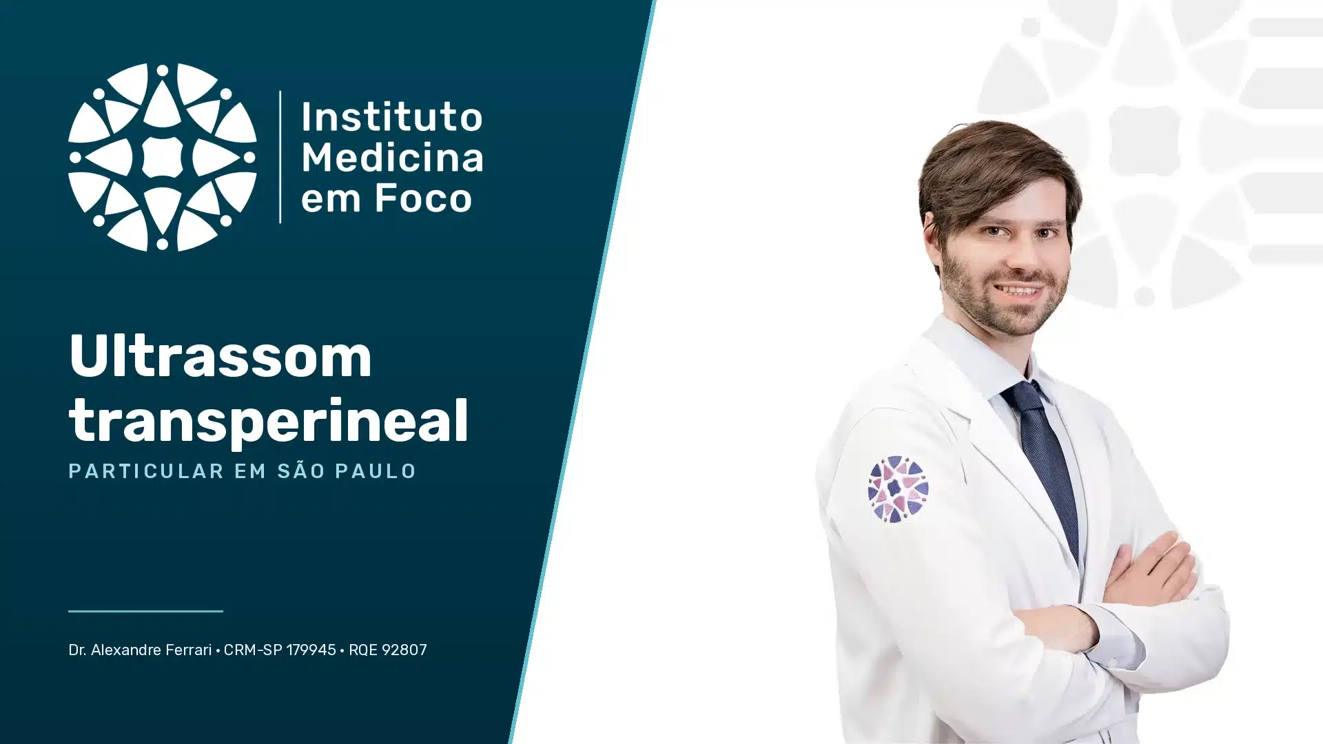 Ultrassom transperineal no Instituto Medicina em Foco — particular em são paulo