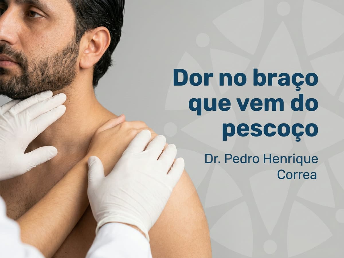 Dor no braço que vem do pescoço